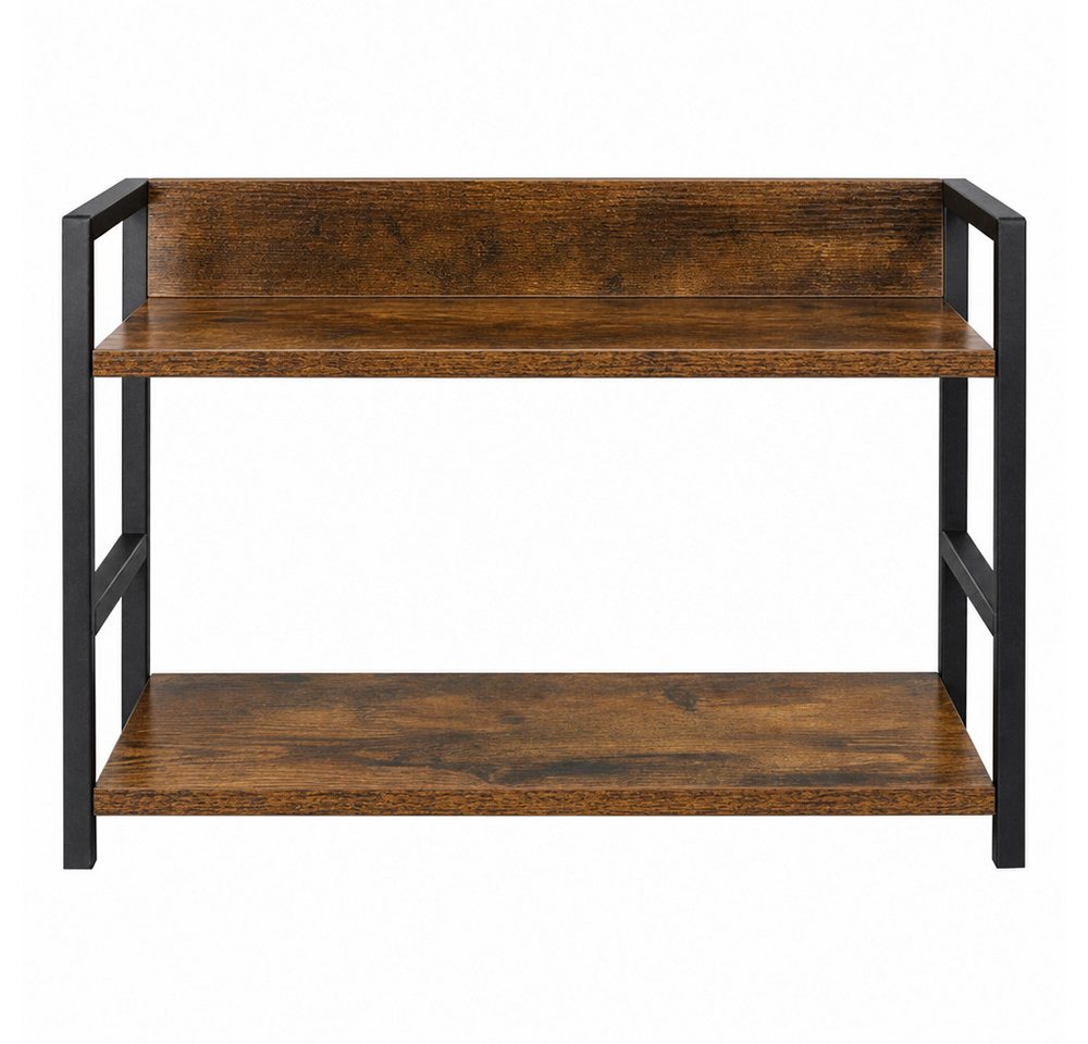 JEOBEST Küchenregal Küchenregal mit 2 Ebenen, Aufbewahrungsregal, (1-tlg) für Arbeitsplatte, Küche, Esszimmer, Metallgestell Bild 5