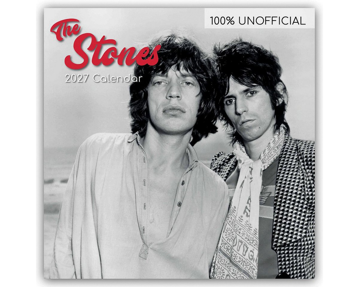Wandkalender Rolling Stones – The Stones 2027 – 16-Monatskalender: Original The Bild 2