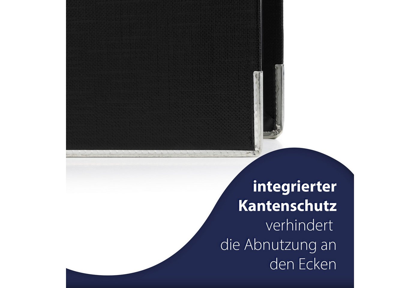 Midori Aktenordner, Ordner DIN A4 Ringordner Rückenbreite 5 cm Weiß Bild 5