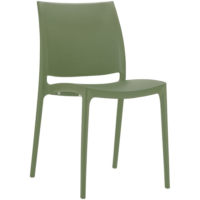 CLP - Gartenstuhl Maya, Kunststoff oliv
