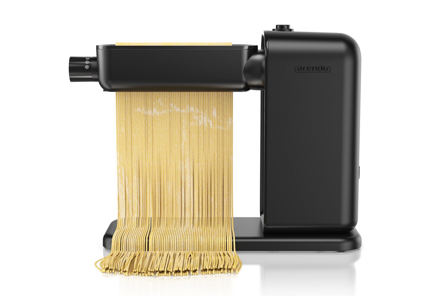 Arendo Nudelmaschine Elektrische Nudelmaschine, 5 Stärken einstellbar, Pasta Maker, 120 W, Nudelwalze und 2x Pasta-Schneideinsätze 2 mm und 6 mm, Knetmaschine Bild 4