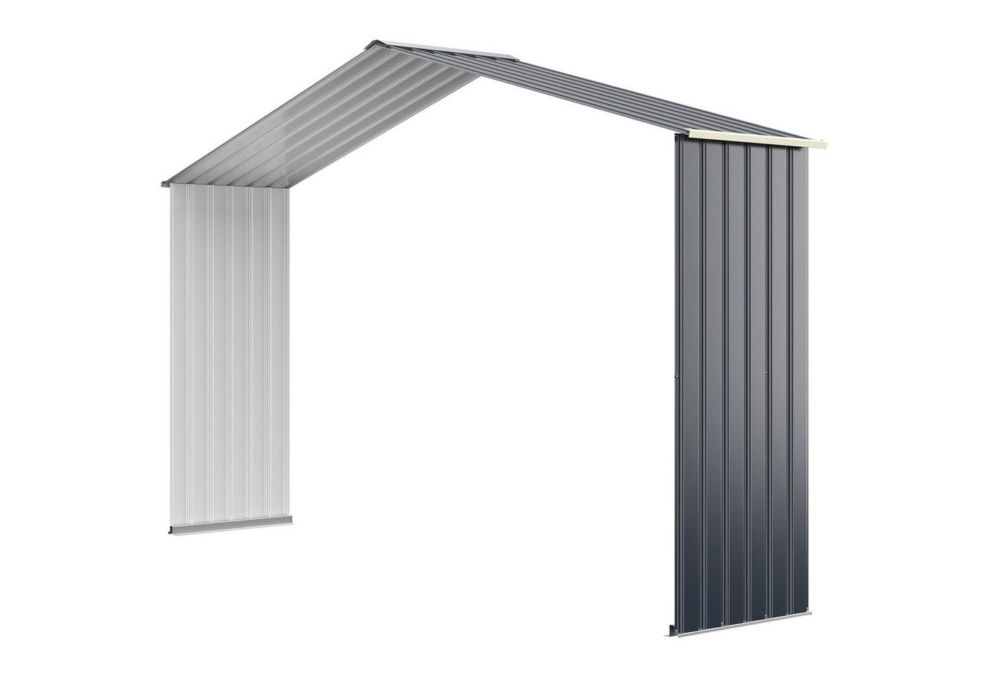 COSTWAY Gerätehaus, BxT: 340x64 cm, (1 St), Erweiterungsbox, Metall, Garten Schuppen Bild 5