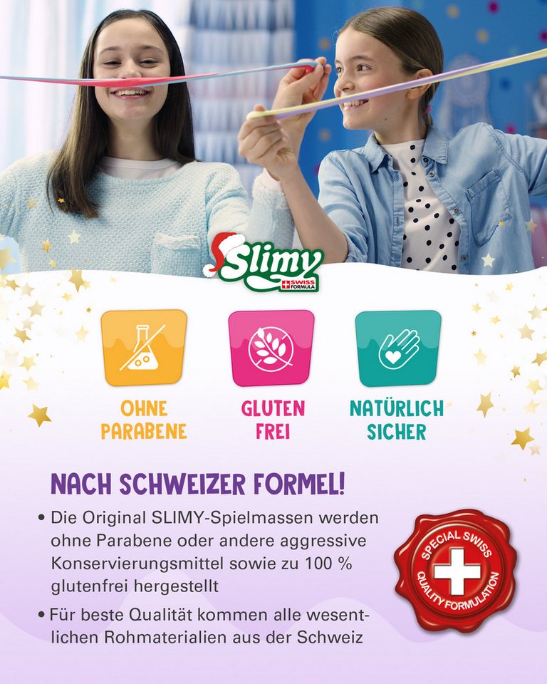 Slimy® Knete Adventskalender Limited Edition (1-tlg), mit 24 verschiedenen Slime Spielmassen Bild 3