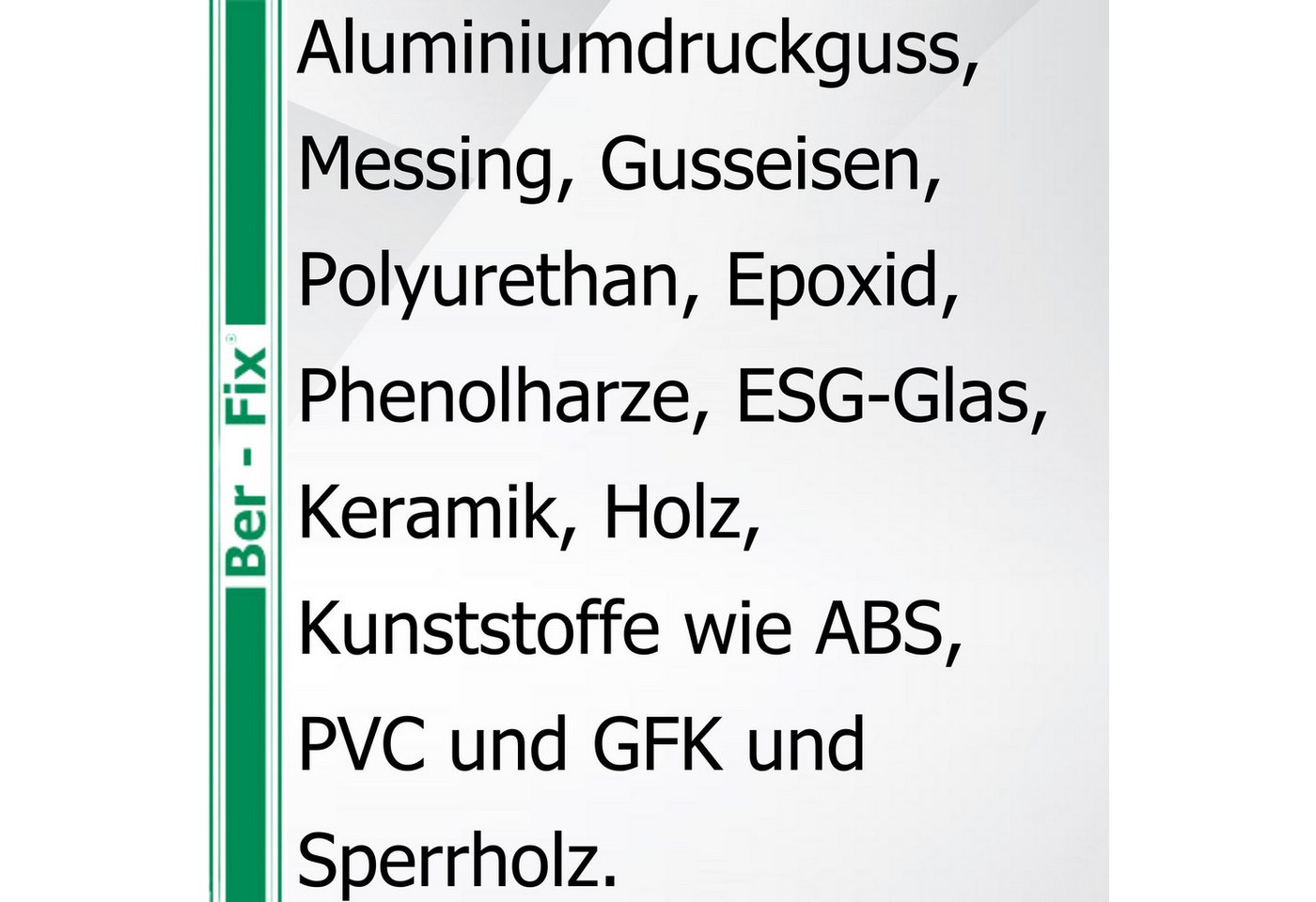 Ber-Fix 2-Komponentenkleber 2K Epoxykleber 30min 25g Spritze, (Set, 2-tlg), lange Verarbeitungszeit mechanisch bearbeitbar witterungsbeständig Bild 5