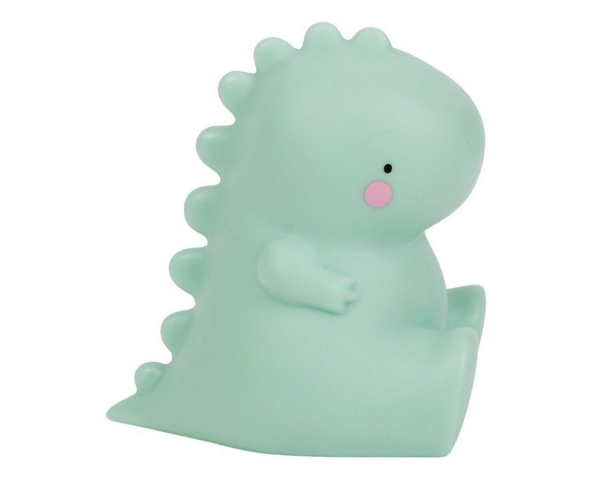 A Little Lovely Company LED Nachtlicht Nachtlicht T-Rex 13,5cm Grün Einschlaflicht inkl Batterie 15 min Timer Bild 2