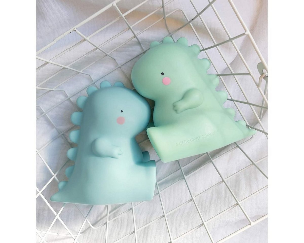 A Little Lovely Company LED Nachtlicht Nachtlicht T-Rex 13,5cm Grün Einschlaflicht inkl Batterie 15 min Timer Bild 5