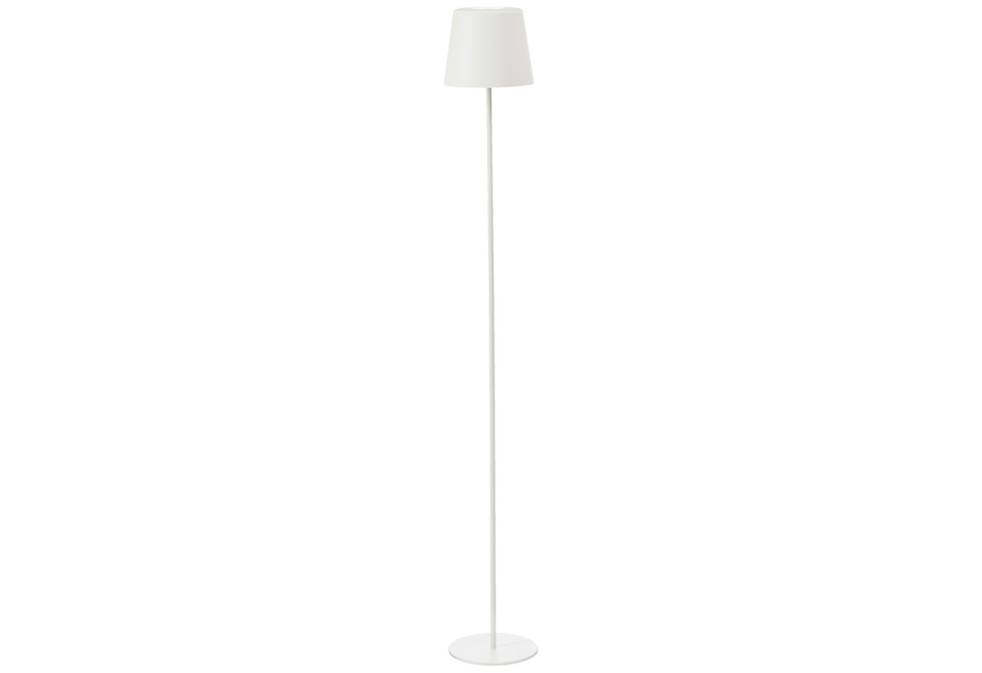 Lightbox Stehlampe, LED fest integriert, Warmweiß, Portable LED Außen Stehlampe, 129cm, 350 lm, Touchdimmer, USB, weiß Bild 4