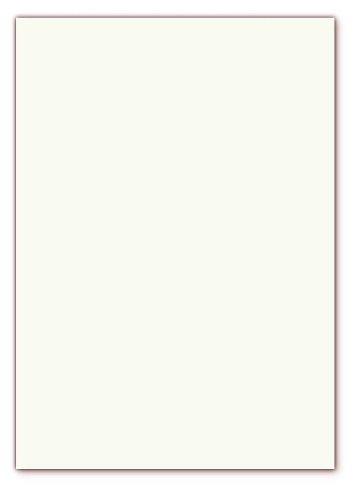 LYSCO Briefpapier GOHRSMÜHLE Premium Briefpapier DIN A2, DIN A3 DIN A4, DIN A5 DIN A6, DIN A7 DIN lang-ohne Wasserzeichen, Farbe matt weiß leicht cremefarben