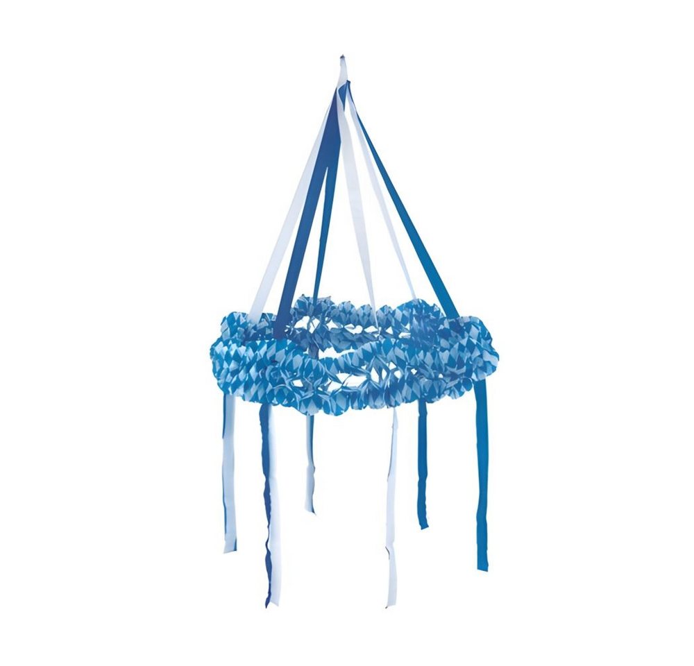 PAPSTAR Dekokranz Dekokranz, Papier Ø 75 cm Bayrisch Blau schwer entflammbar
