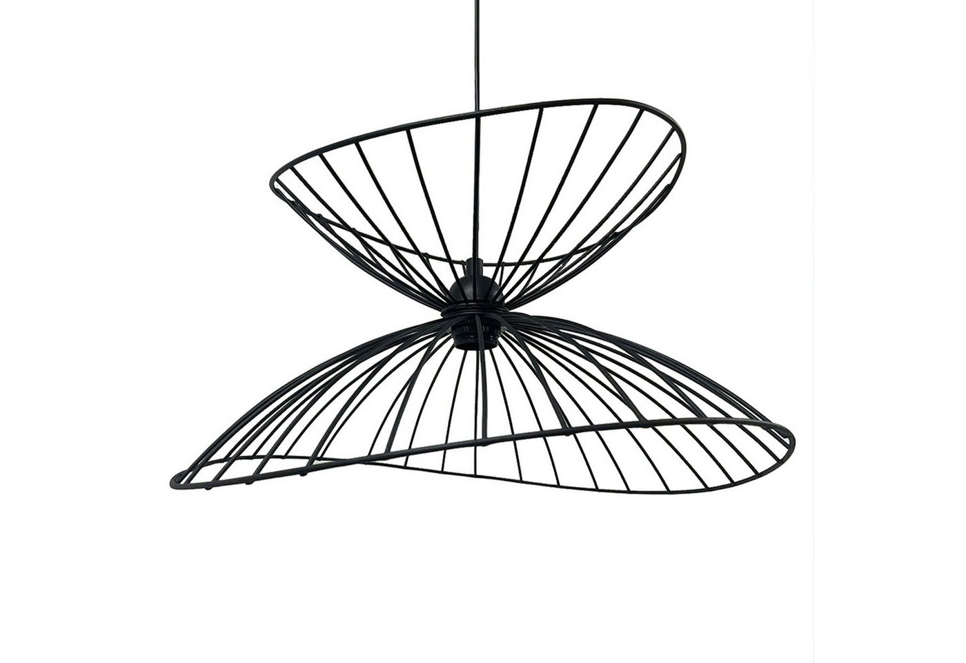 Bamyum Pendelleuchte Pendelleuchte Vertigo, Metall Schwarz 50 cm Modern Lampe, ohne Leuchtmittel