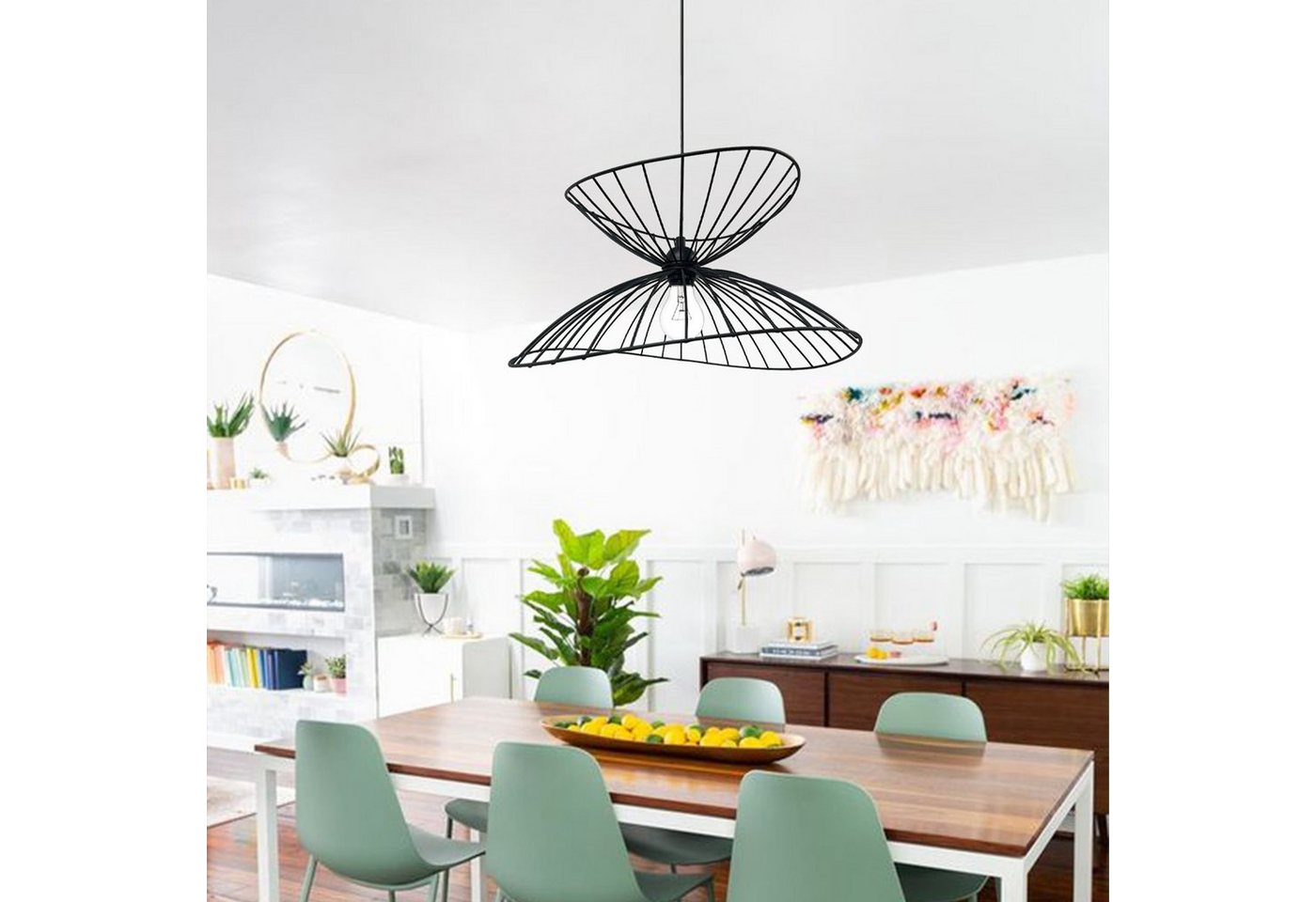Bamyum Pendelleuchte Pendelleuchte Vertigo, Metall Schwarz 50 cm Modern Lampe, ohne Leuchtmittel Bild 2