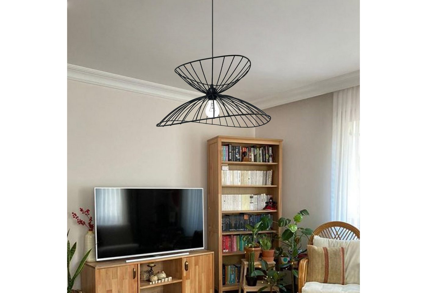 Bamyum Pendelleuchte Pendelleuchte Vertigo, Metall Schwarz 50 cm Modern Lampe, ohne Leuchtmittel Bild 4
