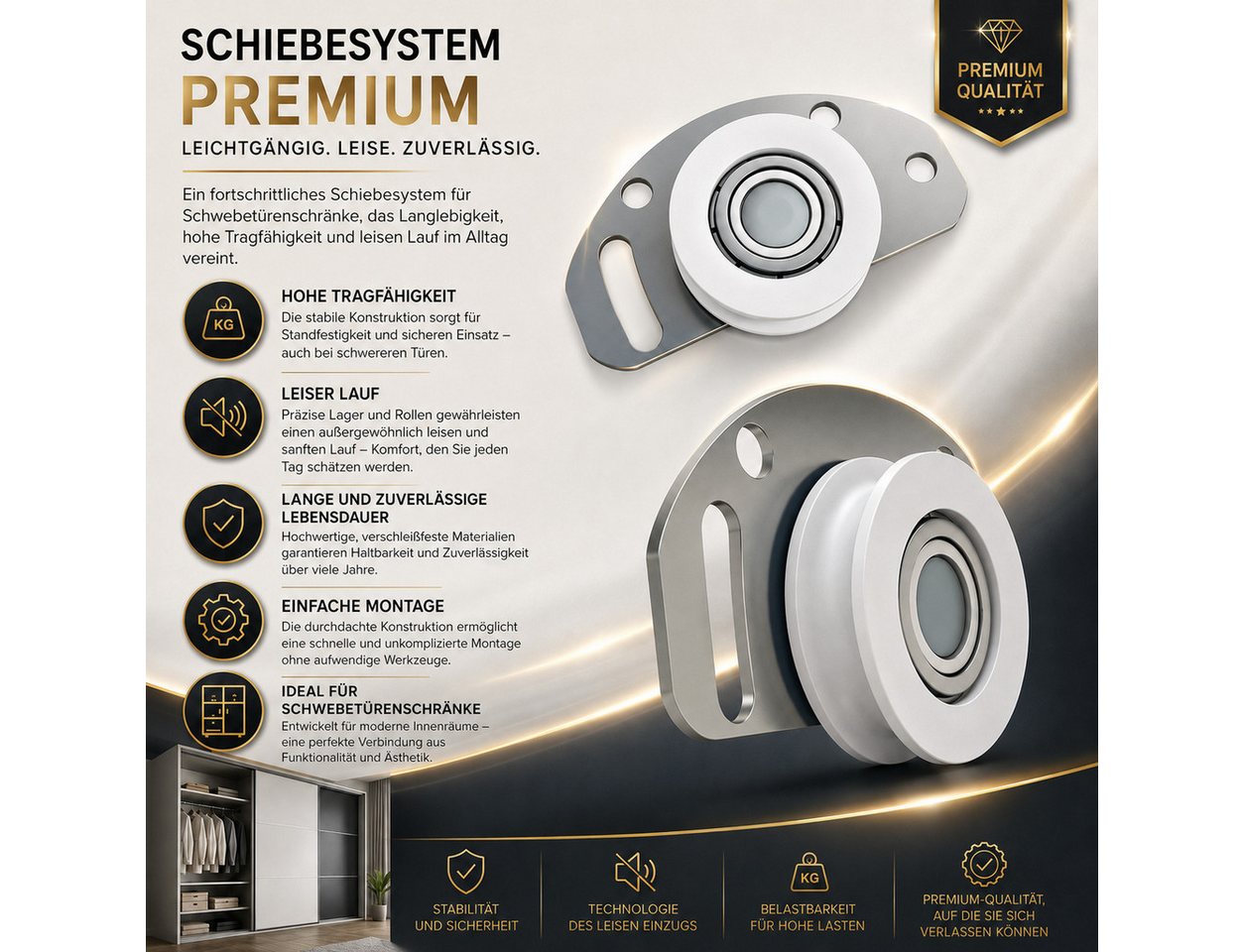 A&J MöbelLand GmbH Schiebetürenschrank AURELIA 1 Moderner 3-türiger Kleiderschrank mit Spiegel (TOP ANGEBOT! Geräumiger Schrank mit einer Breite von 200 cm ideal zur Aufbewahrung von Kleidung und Accessoires. Wählen Sie das ideale Modell für Ihr Schlafzimmer!, TOP PRODUKT) Breite: 200 cm, Höhe: 215 cm, Tiefe: 60 cm Bild 5