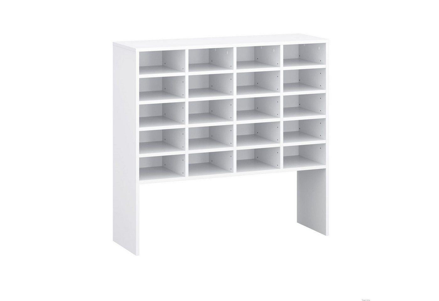 TARGET HOME Schuhregal Universalregal Schuhschrank Mattweiß, vielseitig, 104x100x33 cm Bild 5
