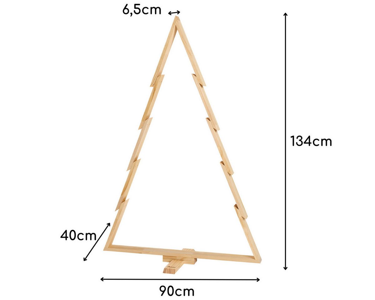 howa befüllbarer Adventskalender, Deko Weihnachtsbaum XXL aus Holz mit Adventskalender zum Befüllen Bild 2