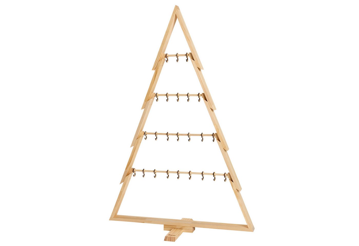 howa befüllbarer Adventskalender, Deko Weihnachtsbaum XXL aus Holz mit Adventskalender zum Befüllen Bild 3