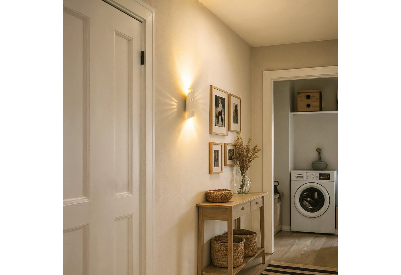 SSC-LUXon LED Wandleuchte VYRA LINE Wandleuchte Up & Down inkl. G9 LED 3W warmweiß Wandstrahler, Warmweiß Bild 3