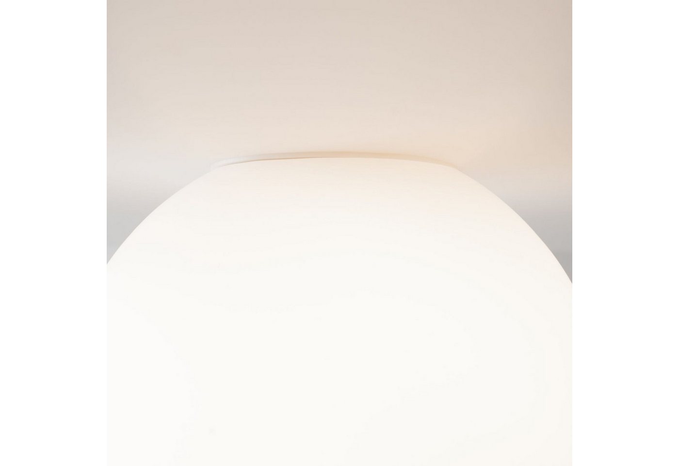 Licht-Erlebnisse Pendelleuchte BRIVO, LED fest integriert, Warmweiß, Metall Glas LED 20 cm breit H: max. 300 cm Schwarz Weiß 1400 lm