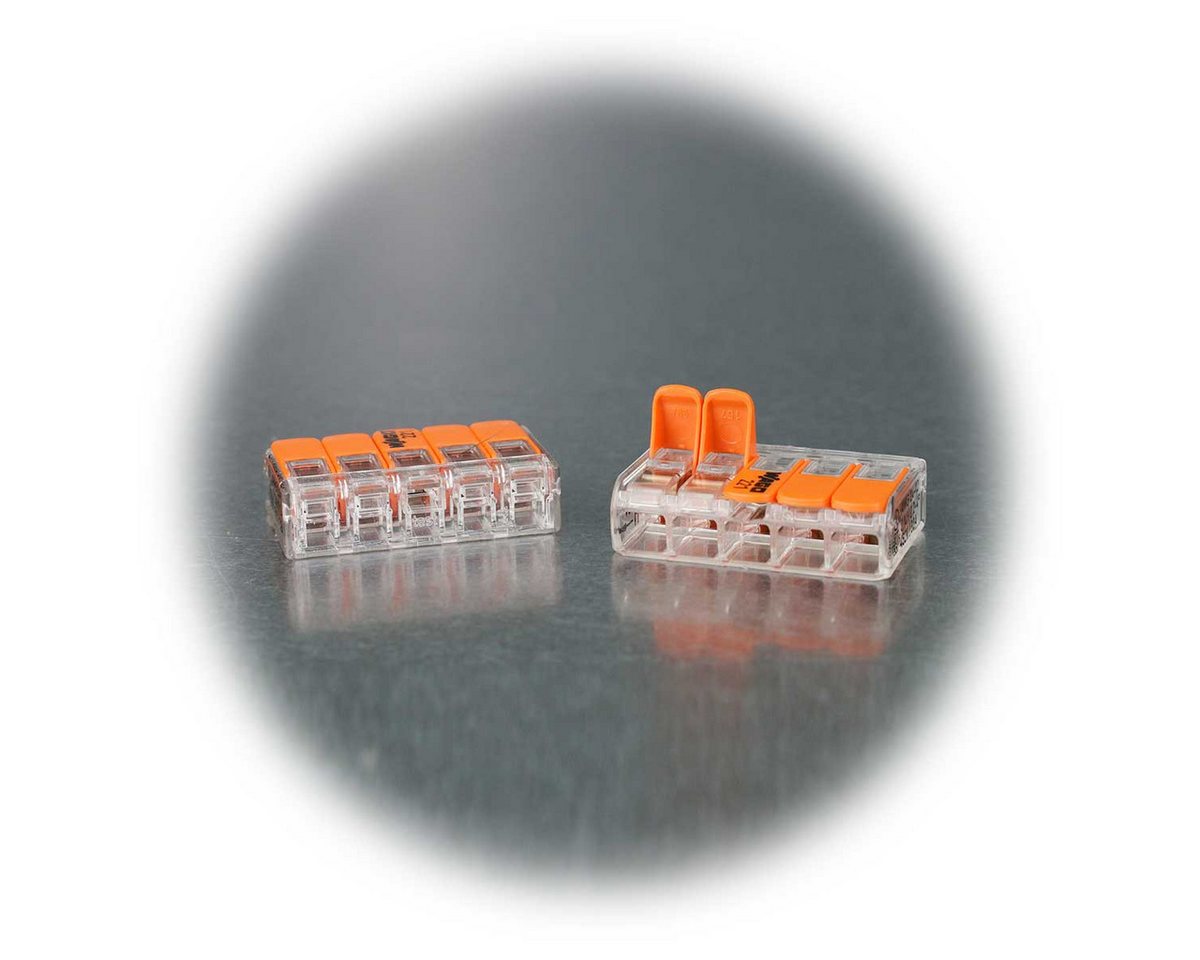 WAGO Verbindungsdosenklemme 10 WAGO Compact Steckklemmen 5x 0,2-4 mm² mi Hebel Bild 3