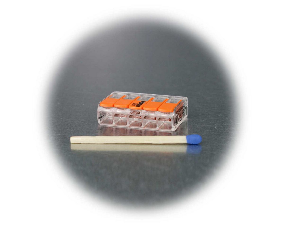 WAGO Verbindungsdosenklemme 10 WAGO Compact Steckklemmen 5x 0,2-4 mm² mi Hebel Bild 4