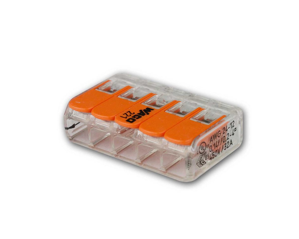 WAGO Verbindungsdosenklemme 10 WAGO Compact Steckklemmen 5x 0,2-4 mm² mi Hebel Bild 5