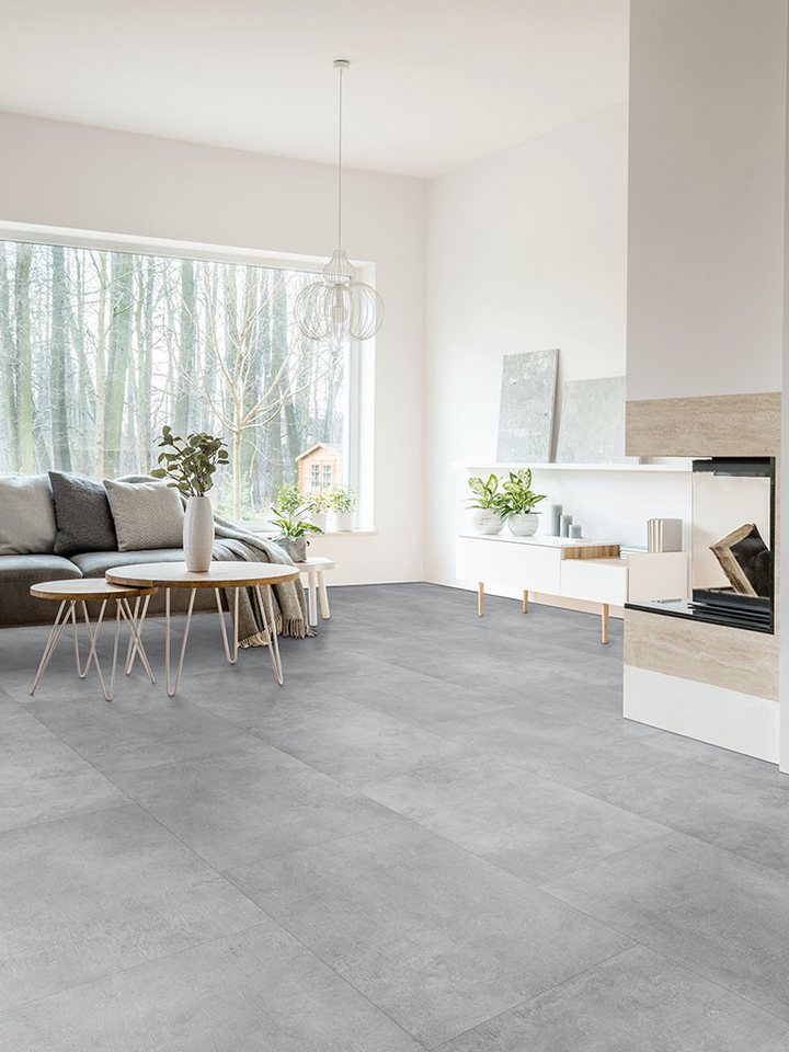 Check Vinylboden SPC Click-Viny - Matt Fliese XL 830x470 mm -Marmor- Steinoptik, World of SPC Klick-Vinylboden, Packung, In 1 Packung: 6 Paneele - 2,341m², 1 Packung: 6 Stück, 2,341 m², Check one Bild 2