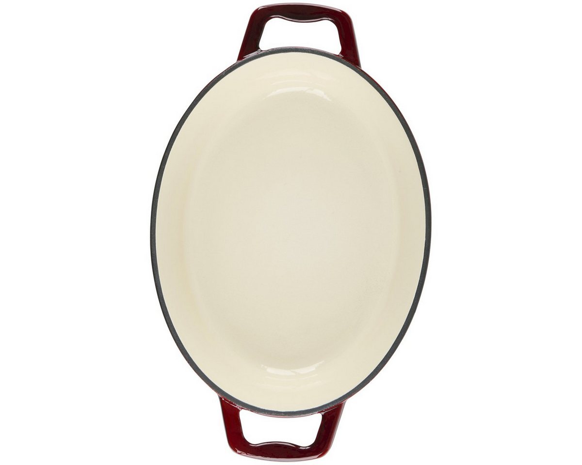Alpina Grillpfanne Alpina Bratpfanne 33cm Gusseisen bordeaux Bild 3