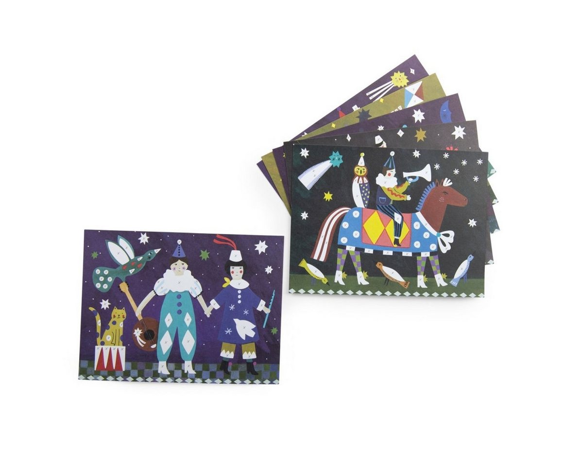 Moulin Roty Kreativset Comètes Filantes Metallfolien Bilder Kreativset für kreative Kinder, Kreativset