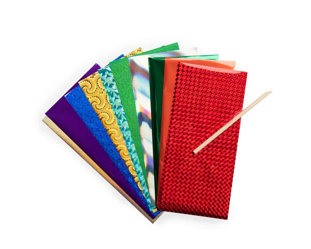 Moulin Roty Kreativset Comètes Filantes Metallfolien Bilder Kreativset für kreative Kinder, Kreativset Bild 2