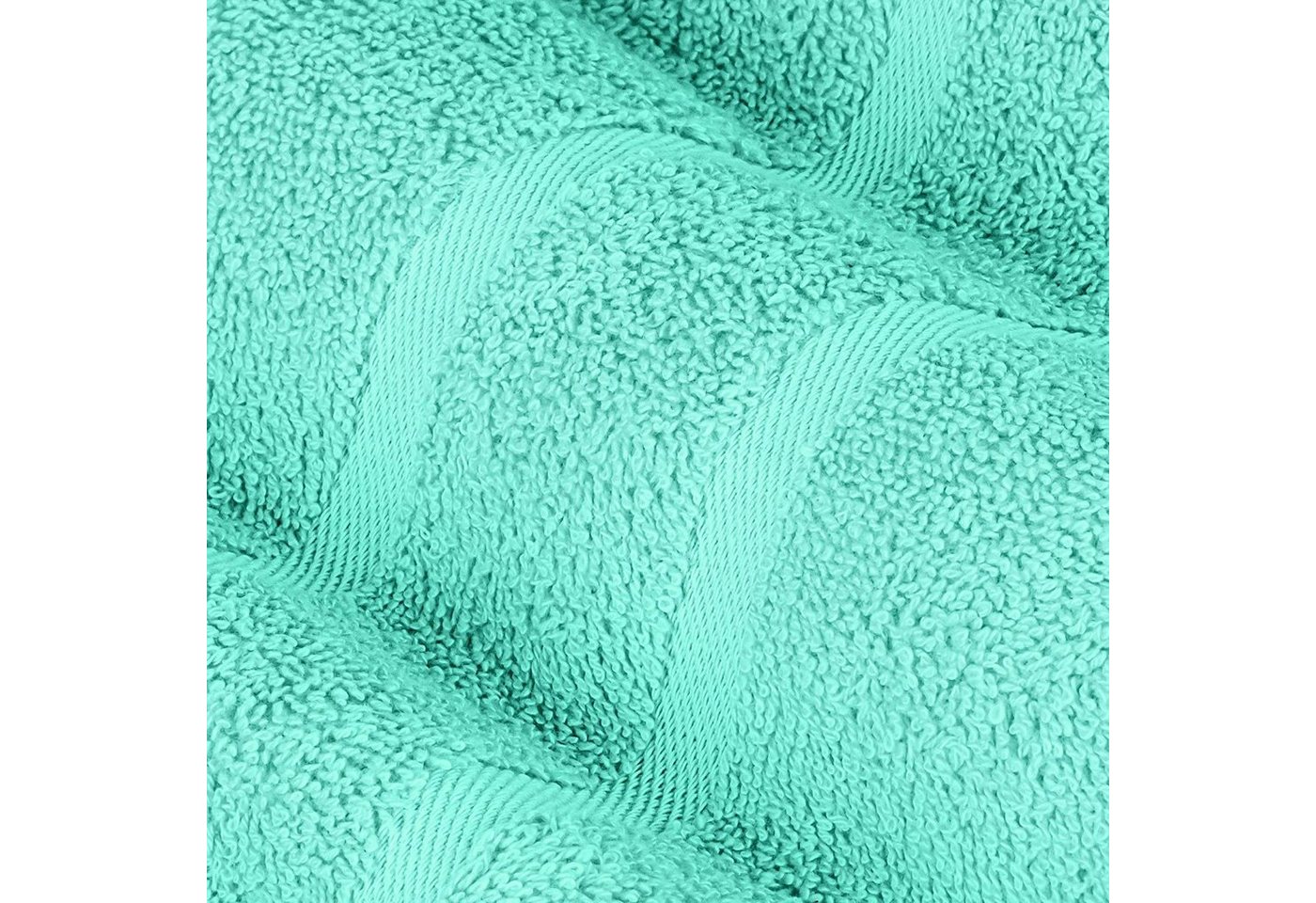 Badetuch 4er Set Premium Frottee Badetücher 100x150 cm MINT 500g/m² aus 100% Baumwolle (4 Stück) Frottee 100 x 150 Badetuch