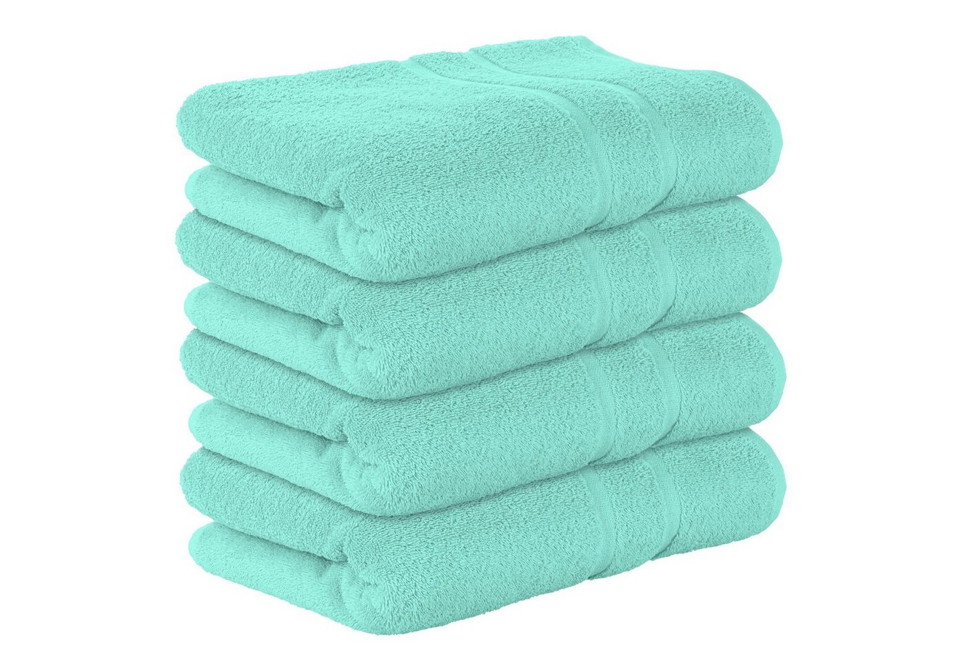 Badetuch 4er Set Premium Frottee Badetücher 100x150 cm MINT 500g/m² aus 100% Baumwolle (4 Stück) Frottee 100 x 150 Badetuch Bild 3
