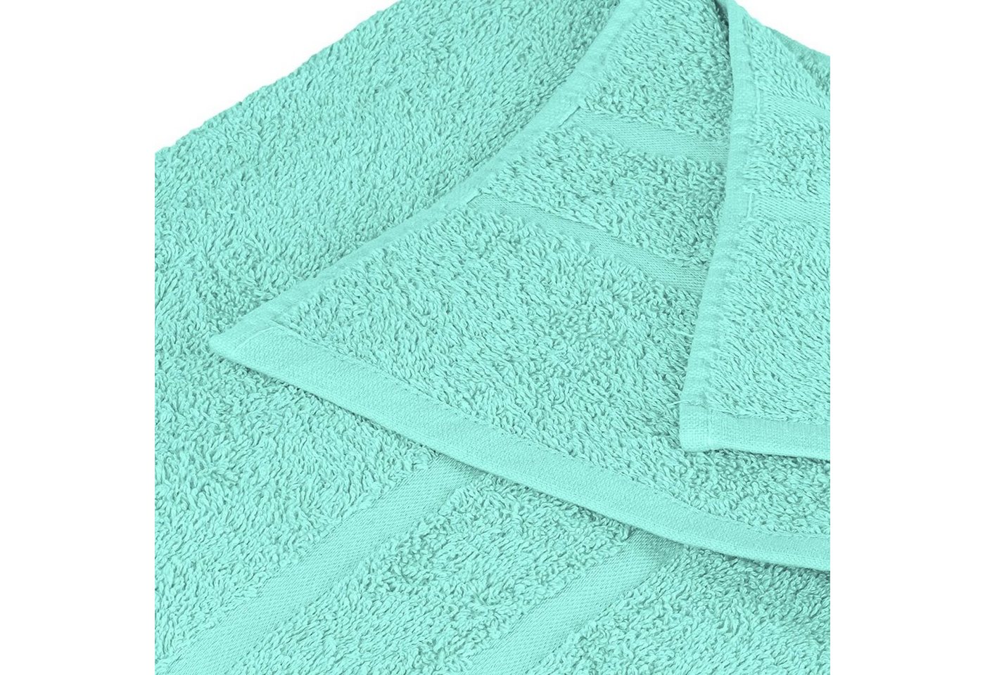 Badetuch 4er Set Premium Frottee Badetücher 100x150 cm MINT 500g/m² aus 100% Baumwolle (4 Stück) Frottee 100 x 150 Badetuch Bild 4