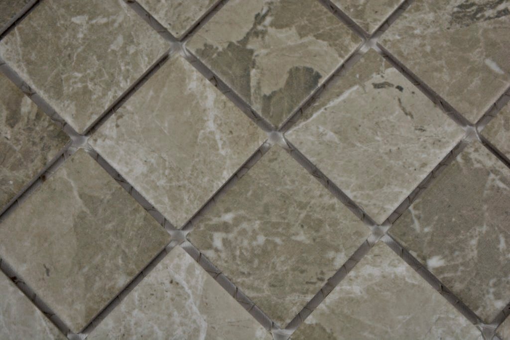 Mosani Mosaikfliesen Keramik Mosaik Fliese Natursteinoptik beige sandbraun Struktur Bild 5