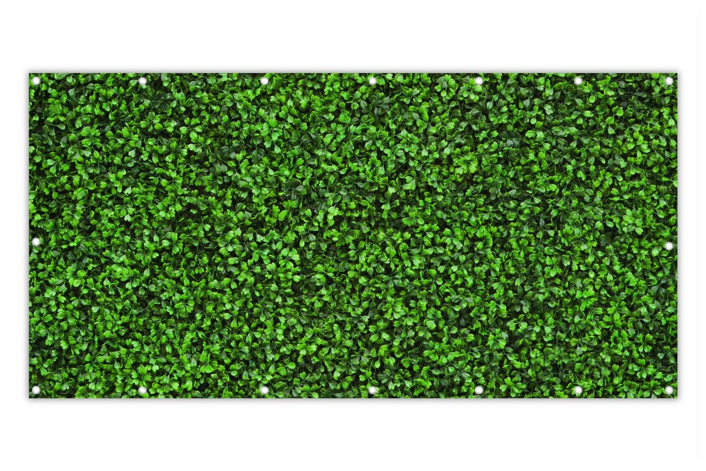 MuchoWow Balkonsichtschutz Hecke - Laub - Natur (1-St) Balkon Sichtschutz 90x200, Windschutz für Zaun PVC, 200x90 cm Bild 2