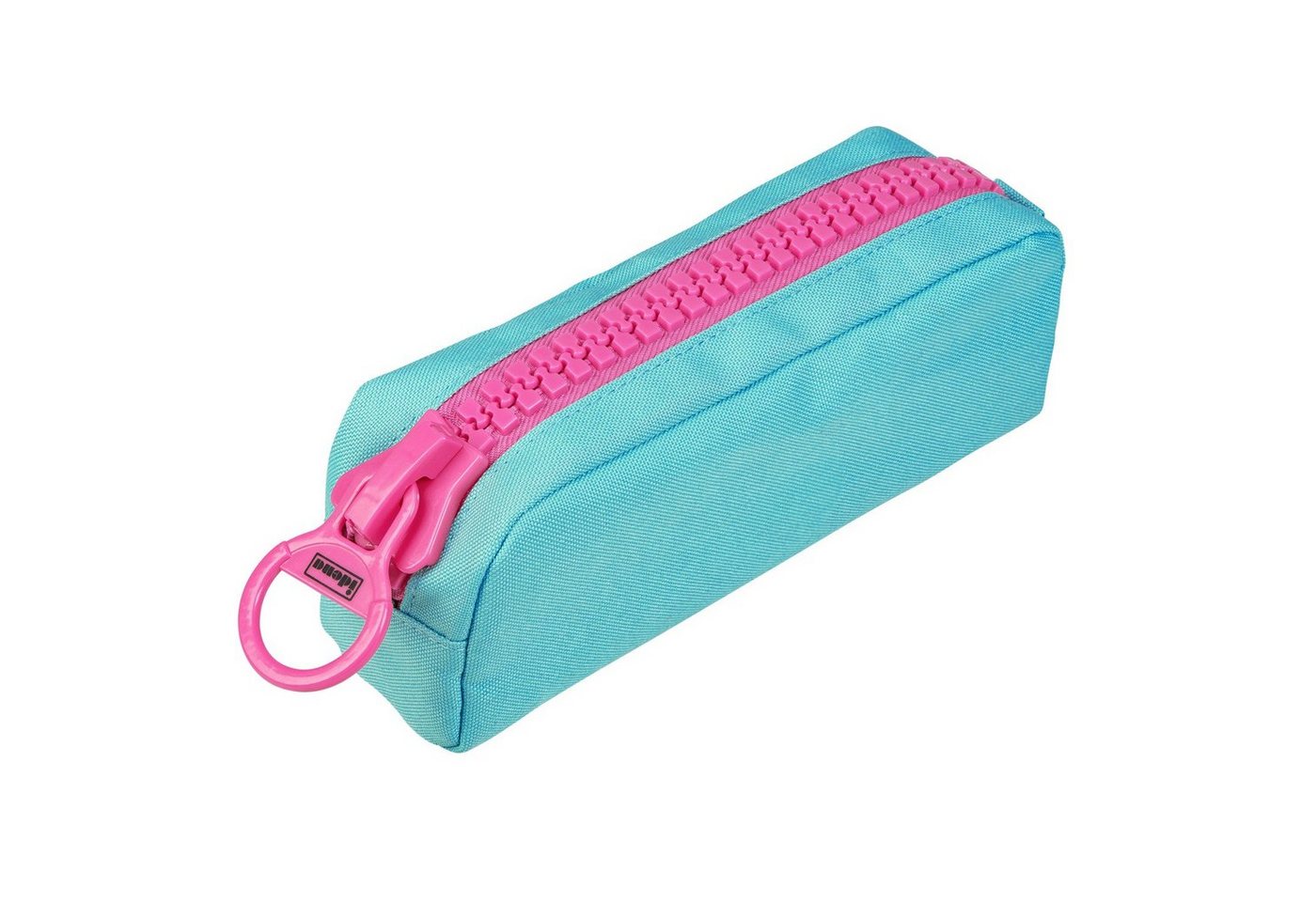 Idena Federtasche Idena 20100 - Faulenzer mit Riesenzipper, türkis