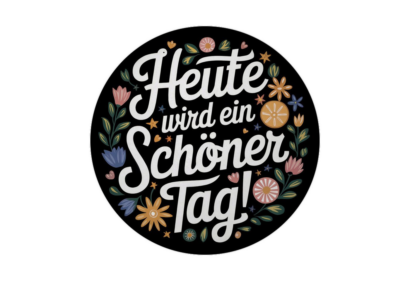 speecheese Magnet Bunte Blumen Magnet - Schöner Tag Bild 2