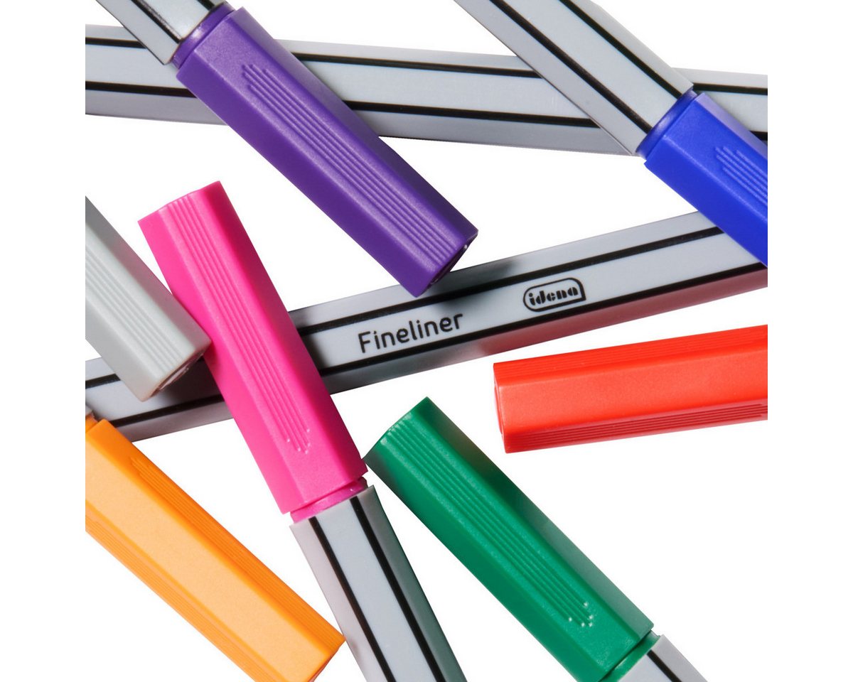 Idena Fineliner Idena 90952 - Fineliner im Etui, 2 Packungen mit je 10 Stiften, 0,4 Bild 3