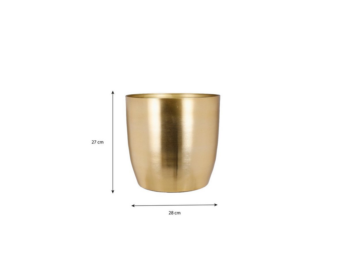 Mica Decorations Blumentopf Mica Decorations Alano Topf gold - h26,9xd28cm Bild 2