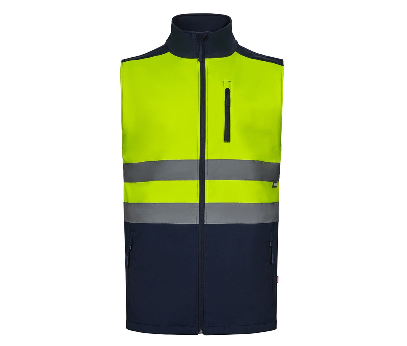 Velilla Arbeitsweste Warnschutz Softshellweste zweifarbig EN ISO 20471 Klasse 1 Bild 2