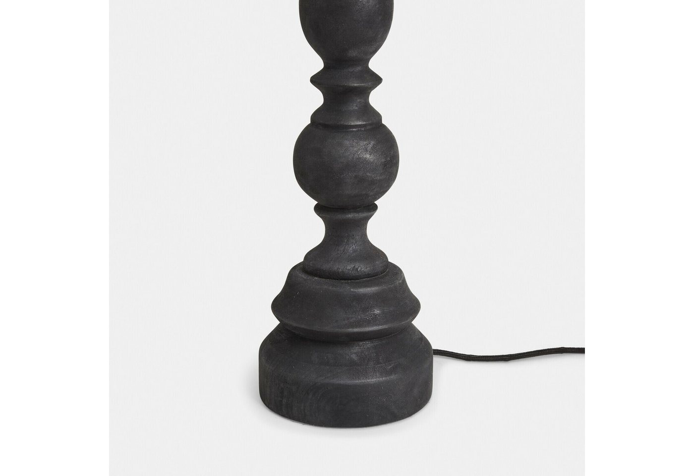 Mirabeau Tischleuchte Tischlampe Freydaal antikschwarz/beige Bild 5