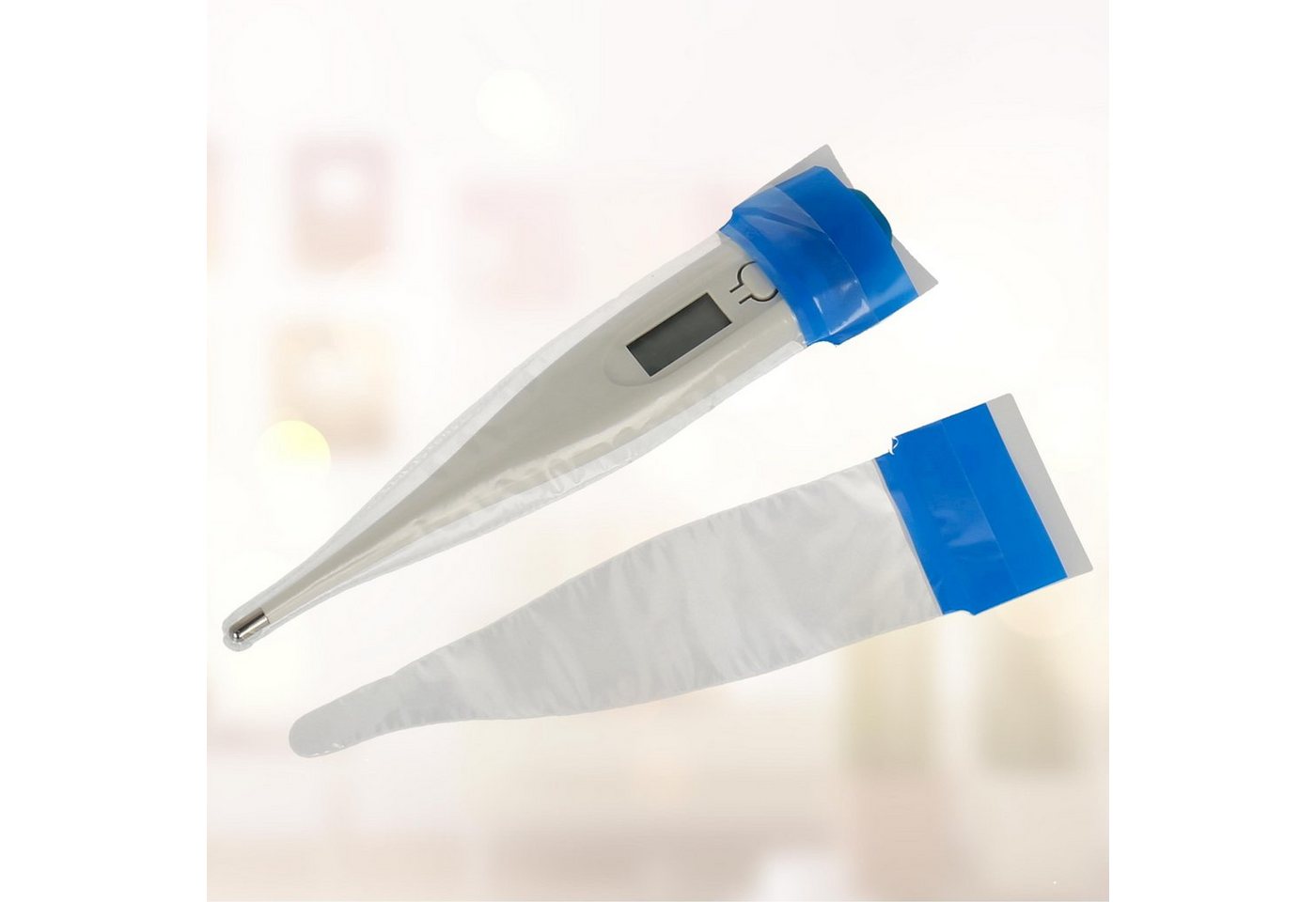 Lantelme Fieberthermometer Hygienehüllen ohne Gleitmittel für Analog Digital Fieber Thermometer, 100-tlg., ohne Gleitmittel, Hergestellt in Schweden, Stück Wählbar Bild 5