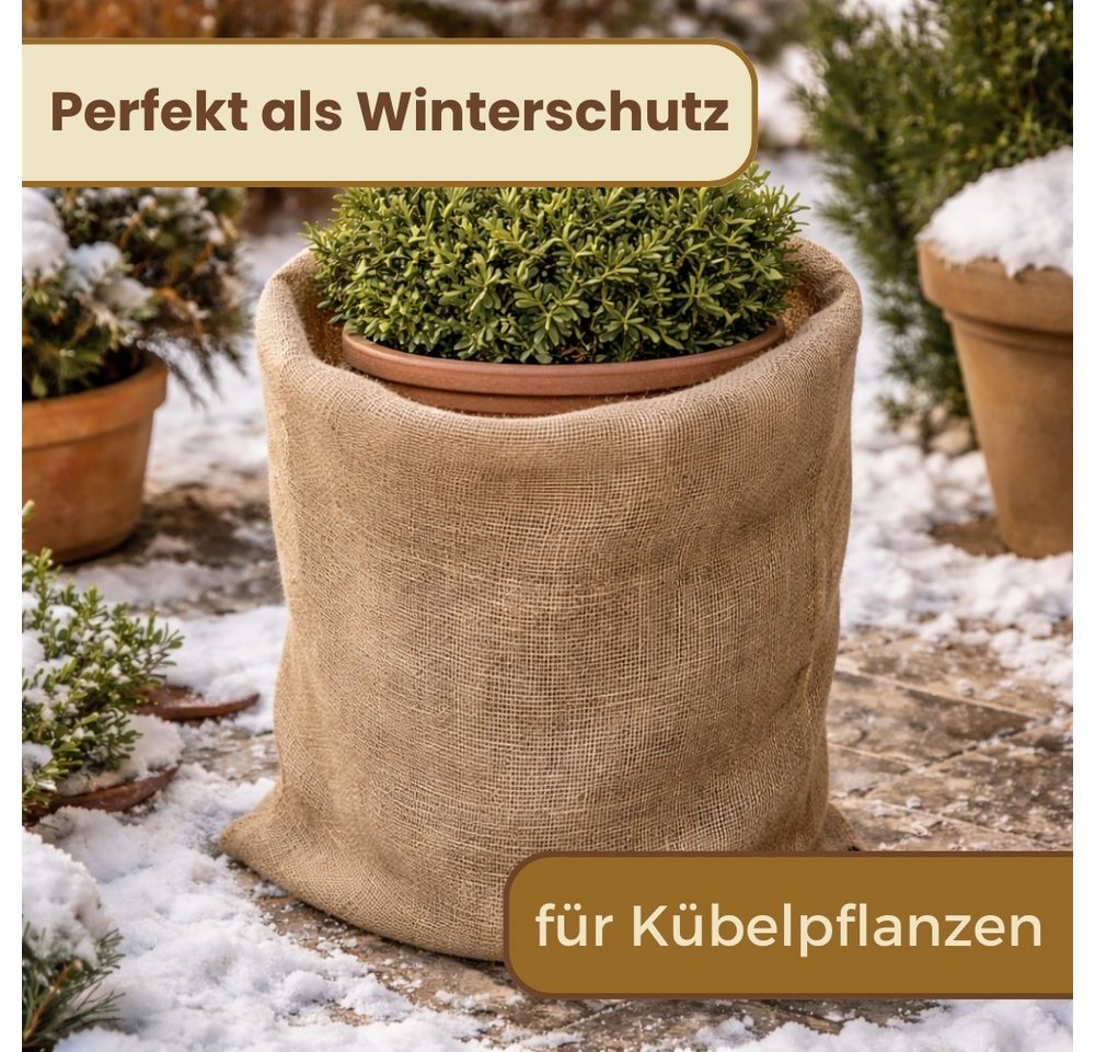 GarPet Gartensack Jutesack Kartoffelsack Winterschutz Pflanz Sack Frostschutz Pflanzen, (3-tlg) Bild 2