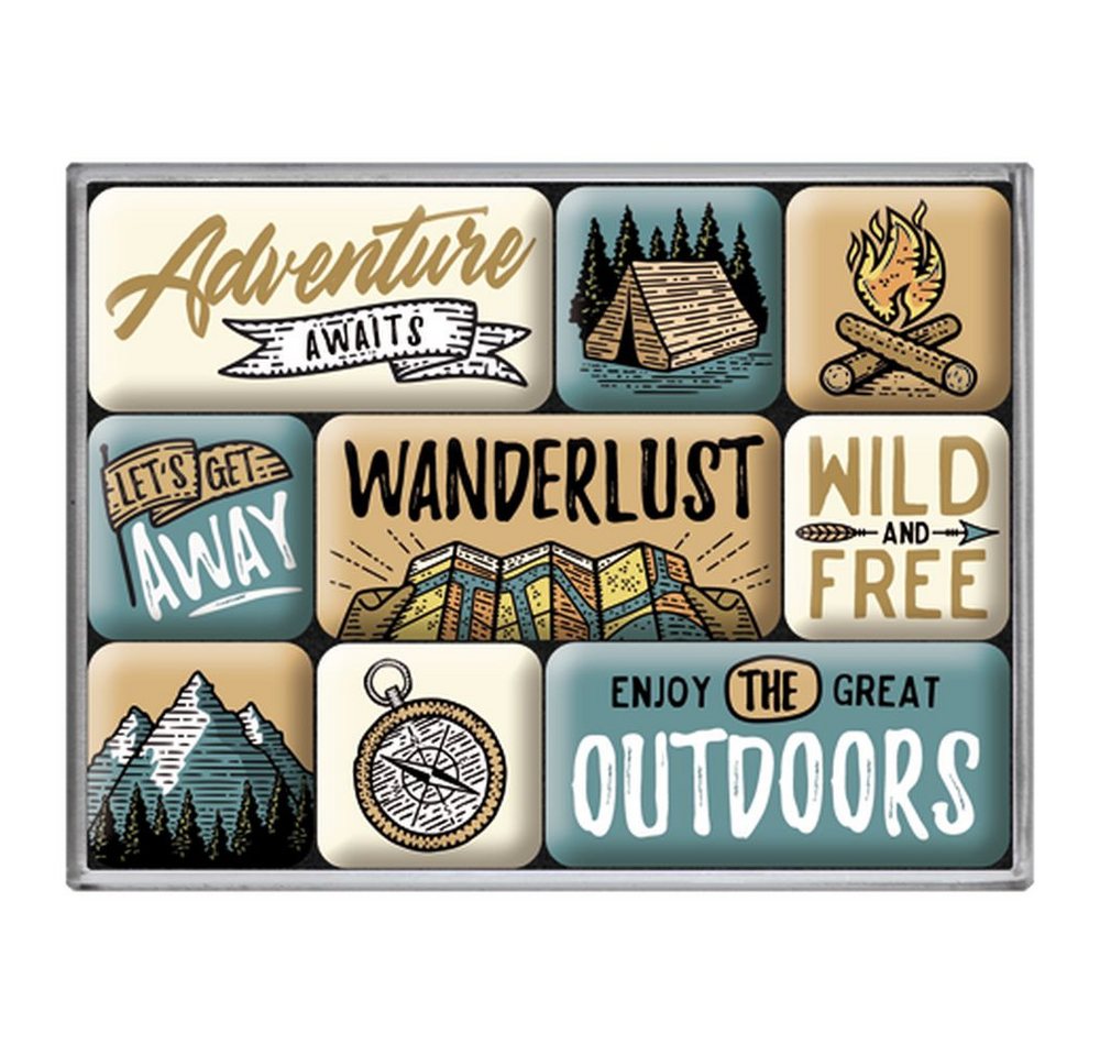 Nostalgic-Art Magnet 9tlg. Magnetset - Outdoor & Activities - Outdoor Adventure Bild 2