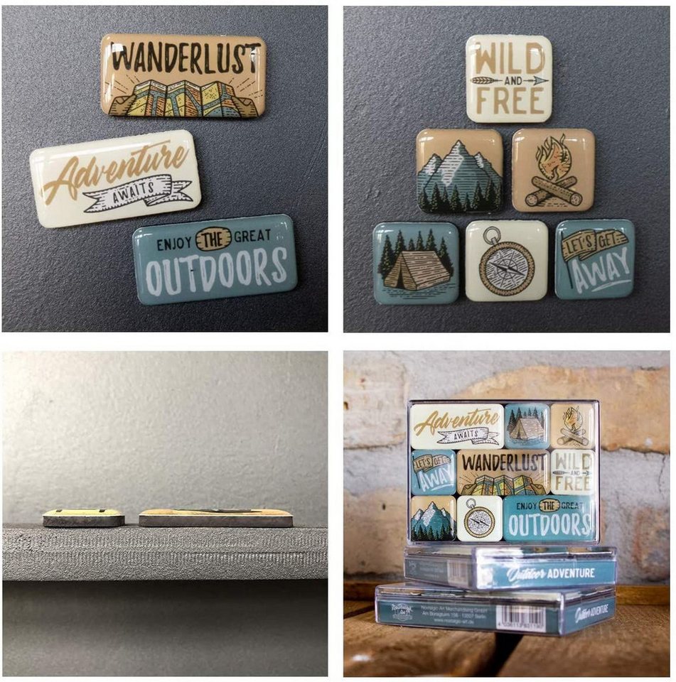 Nostalgic-Art Magnet 9tlg. Magnetset - Outdoor & Activities - Outdoor Adventure Bild 4