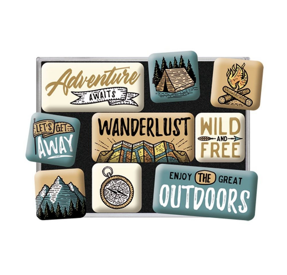 Nostalgic-Art Magnet 9tlg. Magnetset - Outdoor & Activities - Outdoor Adventure Bild 5