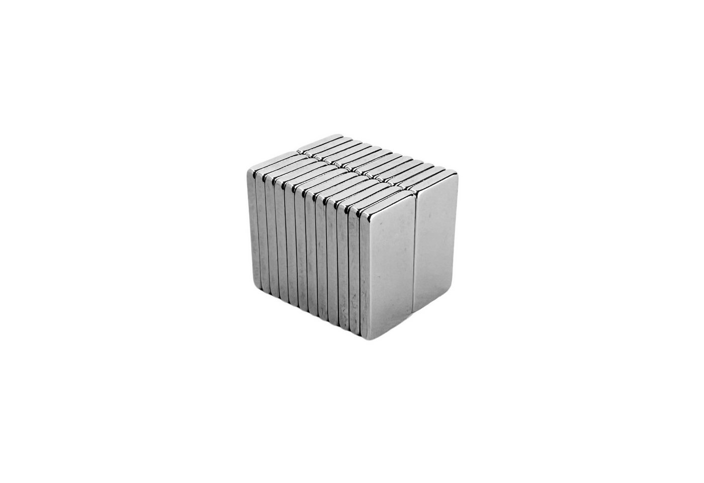 Magnet Neodym-Magnete 40x20x10mm Supermagnete mit hoher Haltekraft Magnet (Neodym, 1-St., Neodym) Bild 4