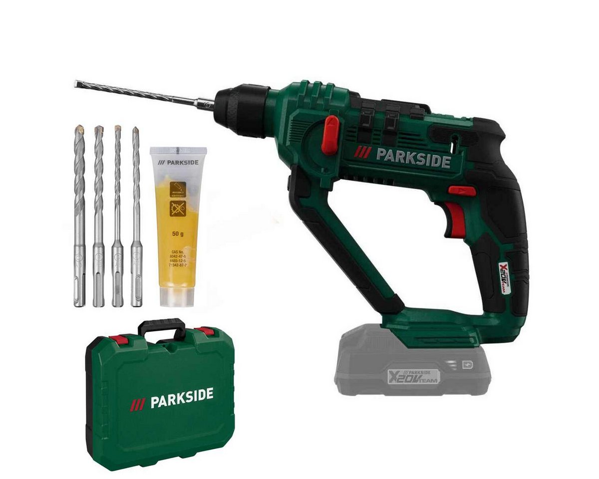 Parkside Akku-Bohrhammer Parkside Akku Bohrhammer PABH 20 Li - X 20 V Team Sologerät ohne Akku Bild 3