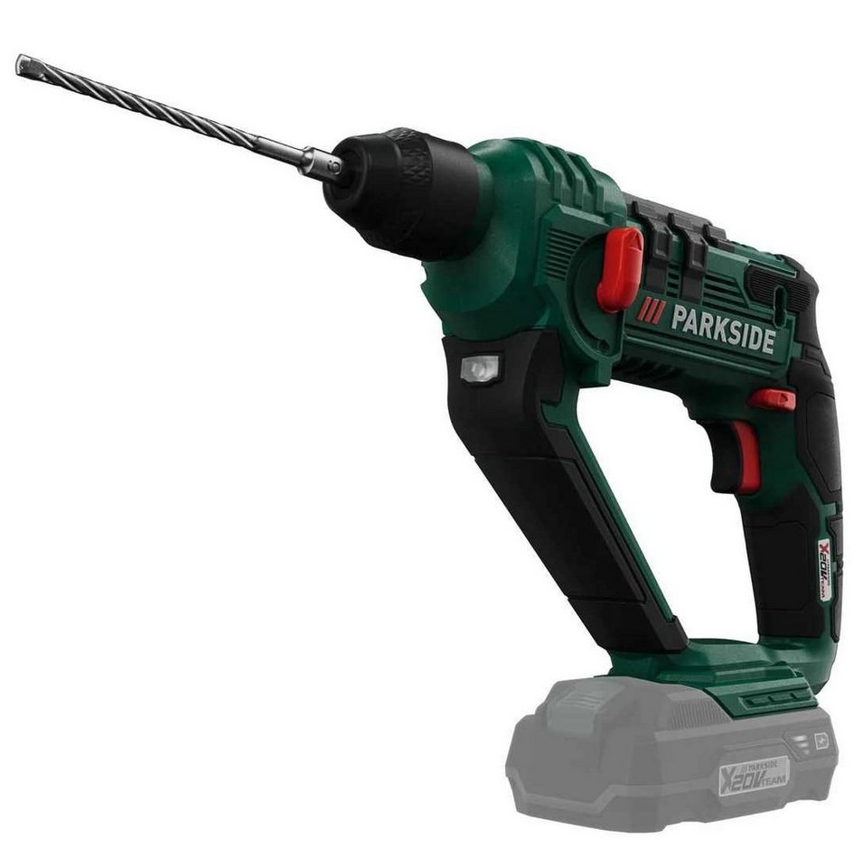 Parkside Akku-Bohrhammer Parkside Akku Bohrhammer PABH 20 Li - X 20 V Team Sologerät ohne Akku Bild 4