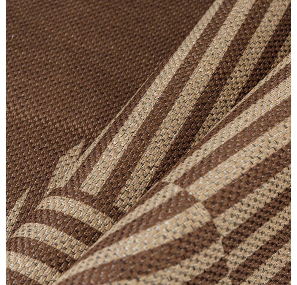PURECOZY Teppich Juteteppich, rutschfest und pflegeleicht, rechteckig, Höhe: 5 mm, geeignet für verschiedene Innenräume Bild 4
