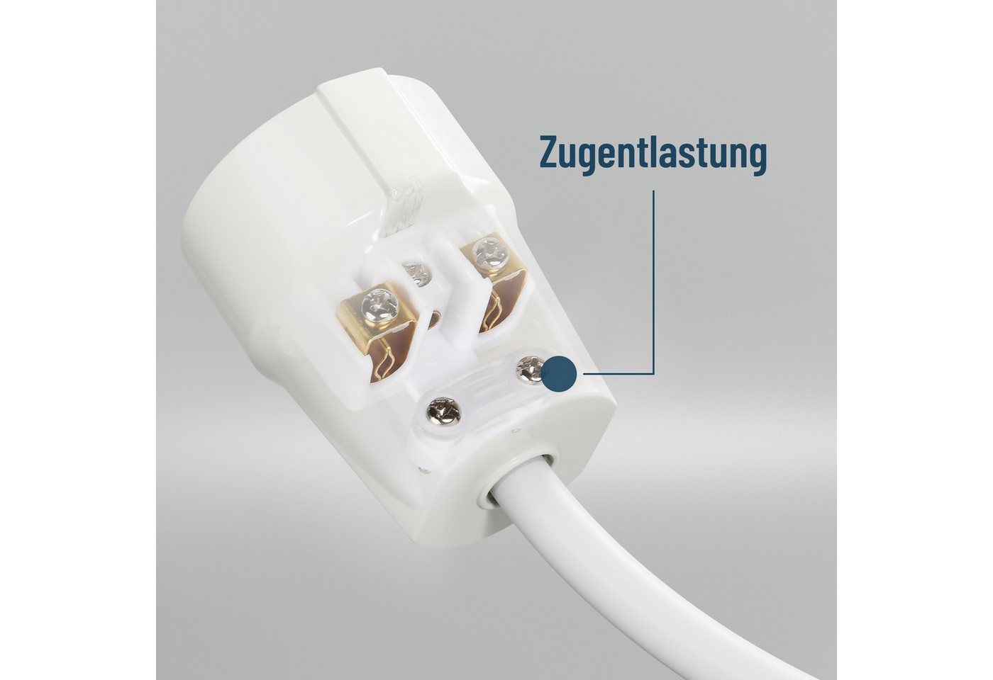 greate. Steckdose 6x Schutzkontakt Kupplung, Schutzkontaktkupplung, IP20 Schuko Kupplung, 1-St.